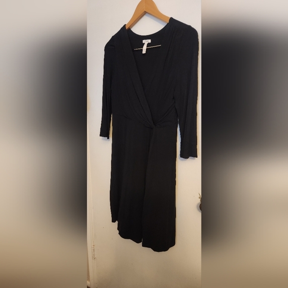 Soma Classic Black Long Sleeve Dress - Picture 2 of 4